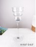 GOBLET STYLE GLASS VASE (PICKUP ONLY)